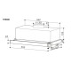 Απορροφητήρας Κουζίνας Συρόμενος 60cm Telemax TH0460 Inox Απορροφητήρας Κουζίνας Συρόμενος 60cm Telemax TH0460 Inox