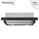 Απορροφητήρας Κουζίνας Συρόμενος 60cm Telemax TH0460 Μαύρο Απορροφητήρας Κουζίνας Συρόμενος 60cm Telemax TH0460 Μαύρο