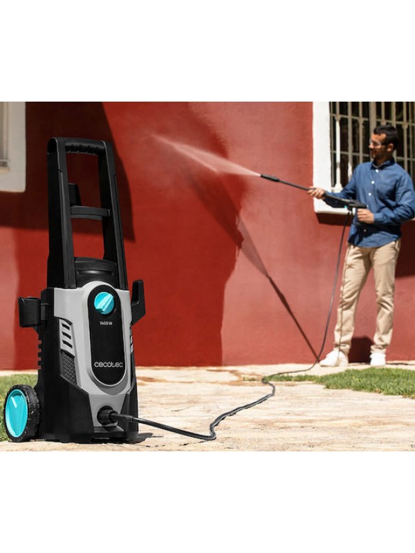  Cecotec Hidroboost 1400 Easy Move Πλυστικό Ρεύματος 1400W με Πίεση 105bar και Μεταλλική Αντλία 05401