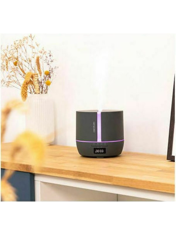  Cecotec Led Συσκευή Αρωματοθεραπείας PureAroma 550 Connected με Χρονοδιακόπτη Γκρι 500ml 05646 