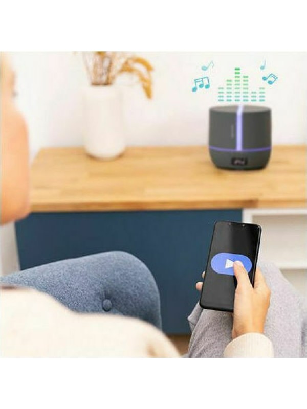  Cecotec Led Συσκευή Αρωματοθεραπείας PureAroma 550 Connected με Χρονοδιακόπτη Γκρι 500ml 05646 