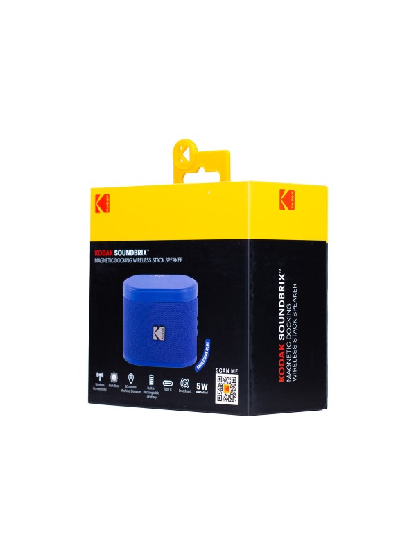 Kodak SOUNDBRIX Ηχείο Bluetooth 5W με Διάρκεια Μπαταρίας έως 5 ώρες Backstage Blue