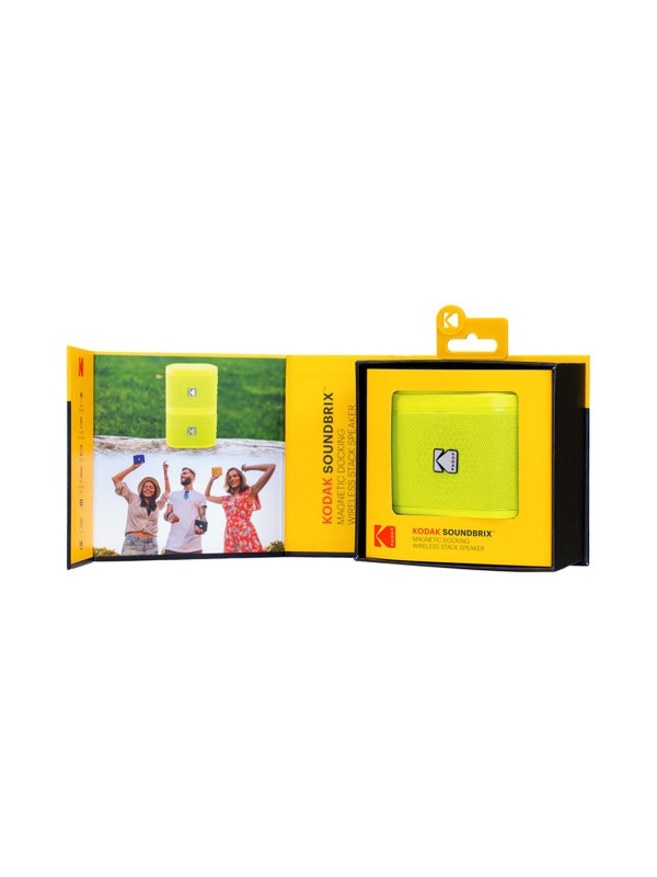 Kodak SOUNDBRIX Ηχείο Bluetooth 5W με Διάρκεια Μπαταρίας έως 5 ώρες Yellin' Yellow