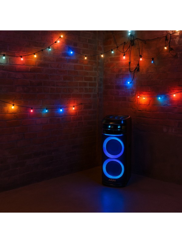 Akai Ηχείο Party Speaker 1200 σε Μαύρο Χρώμα