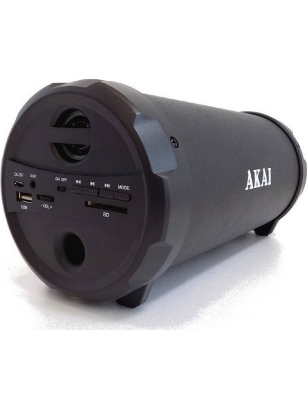 Akai ABTS-12C Ηχείο Bluetooth 10W με Ραδιόφωνο Μαύρο