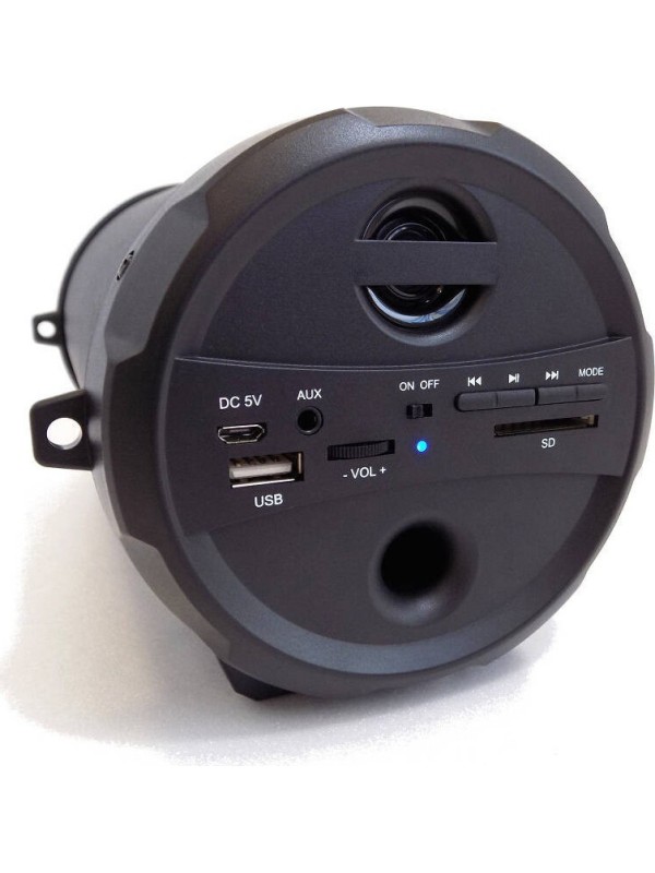 Akai ABTS-12C Ηχείο Bluetooth 10W με Ραδιόφωνο Μαύρο