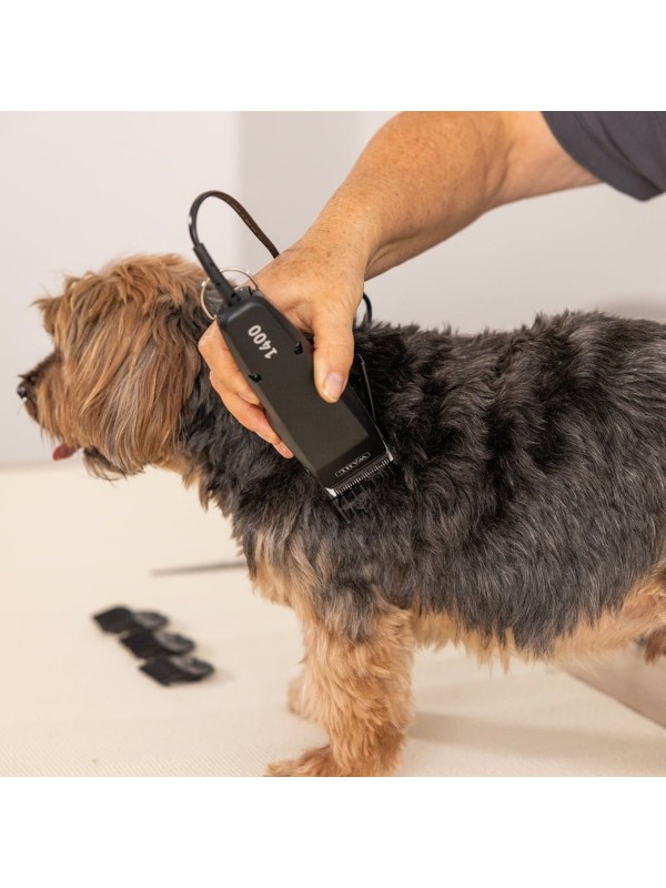  Κουρευτική Μηχανή Σκύλων Ρεύματος από Ανοξείδωτο Ατσάλι 6000rpm Μαύρο 1406-0482