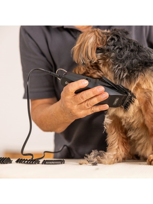  Κουρευτική Μηχανή Σκύλων Ρεύματος από Ανοξείδωτο Ατσάλι 6000rpm Μαύρο 1406-0482