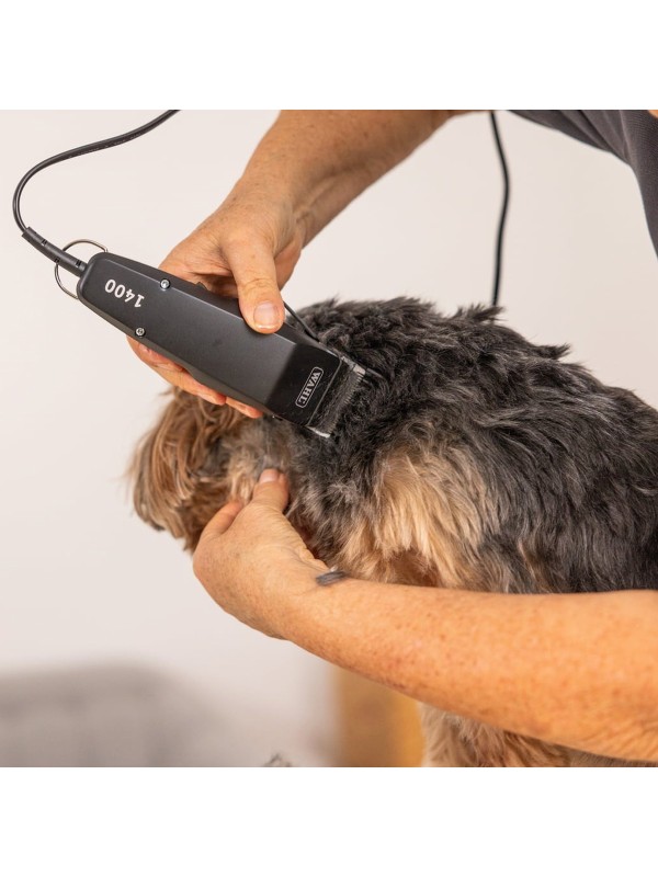  Κουρευτική Μηχανή Σκύλων Ρεύματος από Ανοξείδωτο Ατσάλι 6000rpm Μαύρο 1406-0482