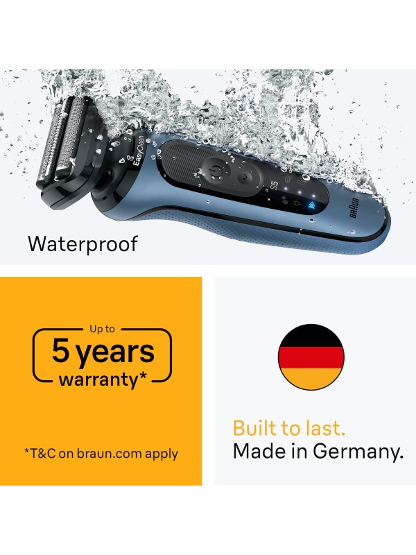 Braun Wet&dry 52-A1650S Foil Ξυριστική Μηχανή Σώματος / Προσώπου Επαναφορτιζόμενη 