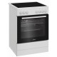  Indesit Κουζίνα 66lt με Κεραμικές Εστίες Π60εκ. Λευκή 16V5PMW