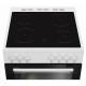  Indesit Κουζίνα 66lt με Κεραμικές Εστίες Π60εκ. Λευκή 16V5PMW