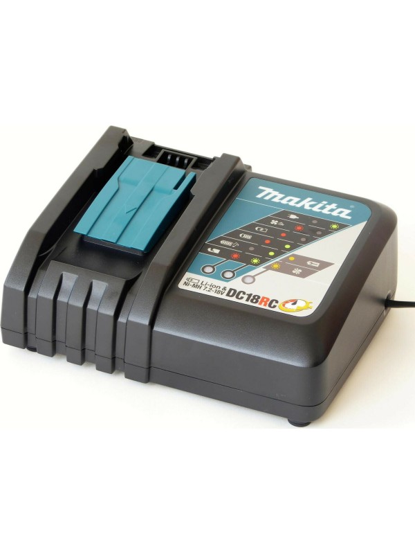 Makita Φορτιστής Μπαταριών Εργαλείου 14.4-18V Λιθίου DC18RC 195584-2 Makita Φορτιστής Μπαταριών Εργαλείου 14.4-18V Λιθίου DC18RC 195584-2
