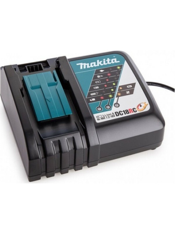 Makita Φορτιστής Μπαταριών Εργαλείου 14.4-18V Λιθίου DC18RC 195584-2 Makita Φορτιστής Μπαταριών Εργαλείου 14.4-18V Λιθίου DC18RC 195584-2