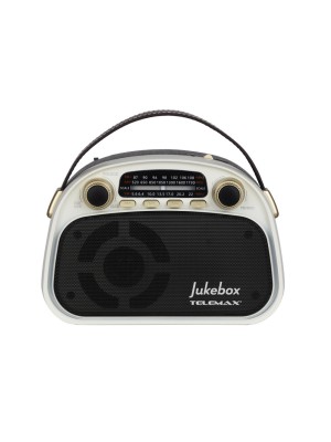 Telemax VX-1982  Retro Φορητό Ραδιόφωνο Επαναφορτιζόμενο με Bluetooth και USB