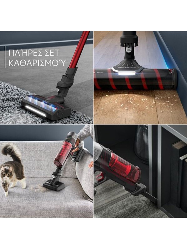 Rowenta X-Force Flex 9.60 RH 2099 Επαναφορτιζόμενη Σκούπα Stick 18.5V Μαύρη