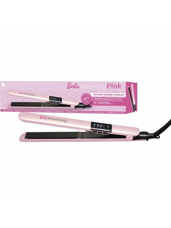  Demeliss Barbie Pink Πρέσα Μαλλιών με Κεραμικές Πλάκες 54W 21372