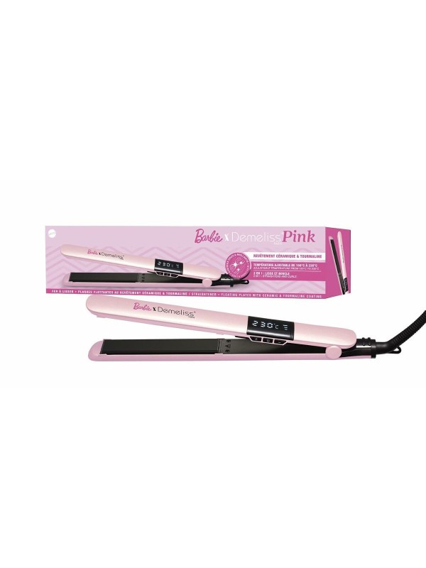  Demeliss Barbie Pink Πρέσα Μαλλιών με Κεραμικές Πλάκες 54W 21372