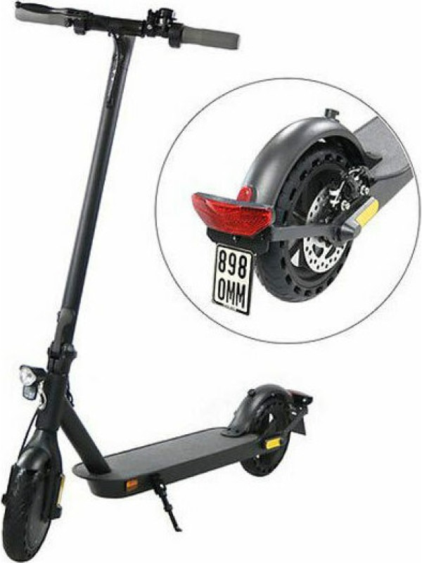 Lamtech Ηλεκτρικό Πατίνι με 21km/h Max Ταχύτητα και 30km Αυτονομία σε Μαύρο Χρώμα LGP021622