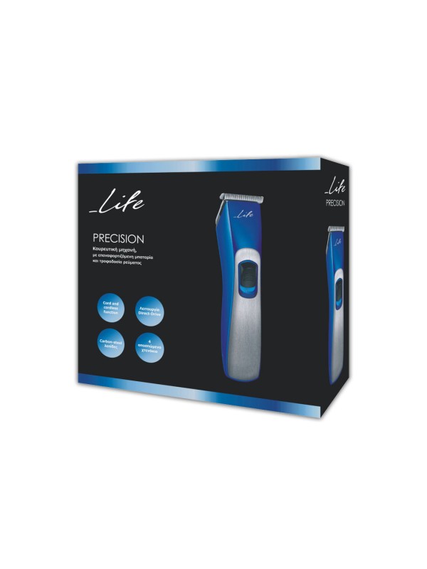 Life Precision Κουρευτική Μηχανή Μπλε 221-0116 Life Precision Κουρευτική Μηχανή Μπλε 221-0116
