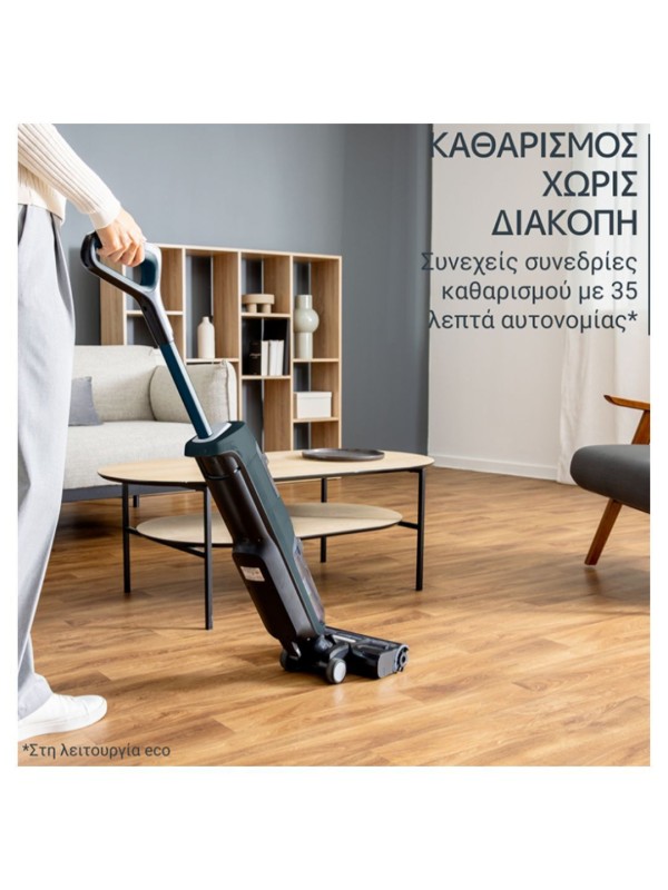 Rowenta Επαναφορτιζόμενη Σκούπα Stick Μαύρη GZ2251