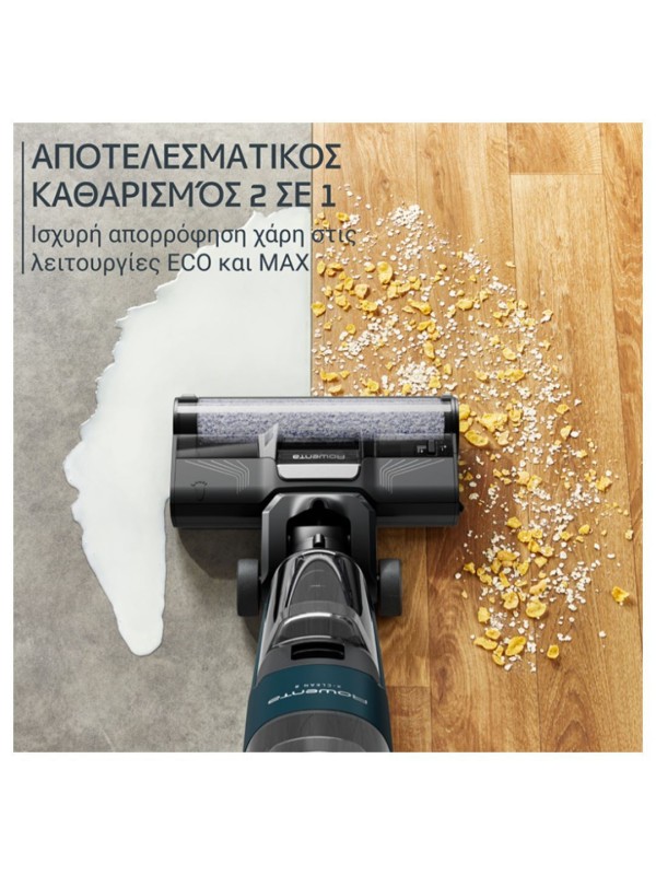 Rowenta Επαναφορτιζόμενη Σκούπα Stick Μαύρη GZ2251