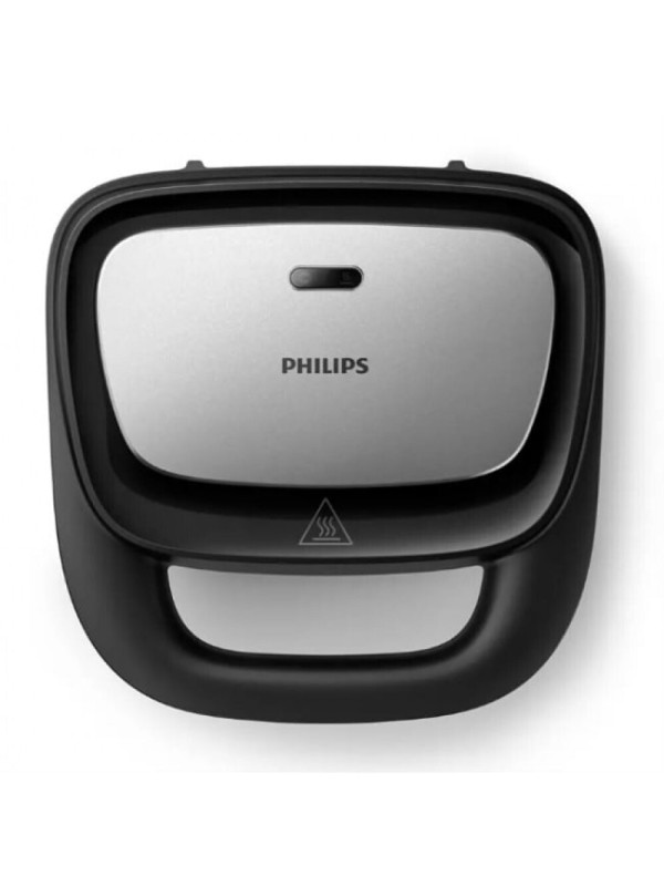  Philips HD 2350/80 Τοστιέρα με Αποσπώμενες Πλάκες για 2 Τοστ 750W Μαύρη 