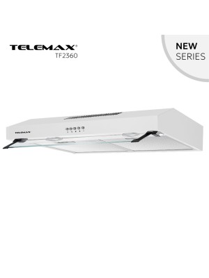 Απορροφητήρας Κουζίνας Ελεύθερος 60cm Telemax TF2360 Λευκό 
