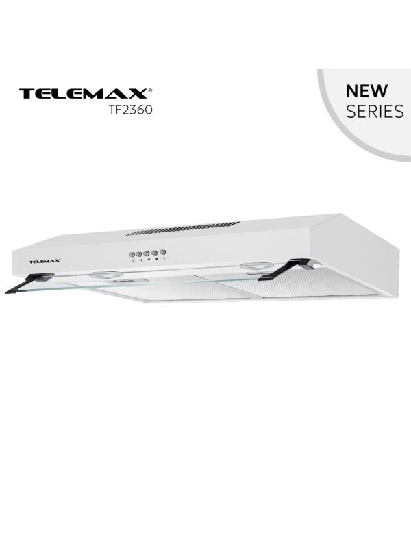 Απορροφητήρας Κουζίνας Ελεύθερος 60cm Telemax TF2360 Λευκό Απορροφητήρας Κουζίνας Ελεύθερος 60cm Telemax TF2360 Λευκό