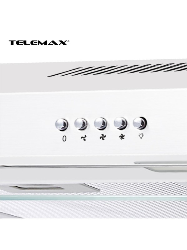 Απορροφητήρας Κουζίνας Ελεύθερος 60cm Telemax TF2360 Λευκό Απορροφητήρας Κουζίνας Ελεύθερος 60cm Telemax TF2360 Λευκό