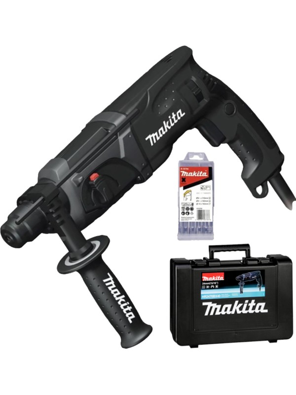 Makita ΗΡ 2470 ΒΧ40 Κρουστικό Σκαπτικό Πιστολέτο Ρεύματος 780W με Υποδοχή SDS Plus Makita ΗΡ 2470 ΒΧ40 Κρουστικό Σκαπτικό Πιστολέτο Ρεύματος 780W με Υποδοχή SDS Plus