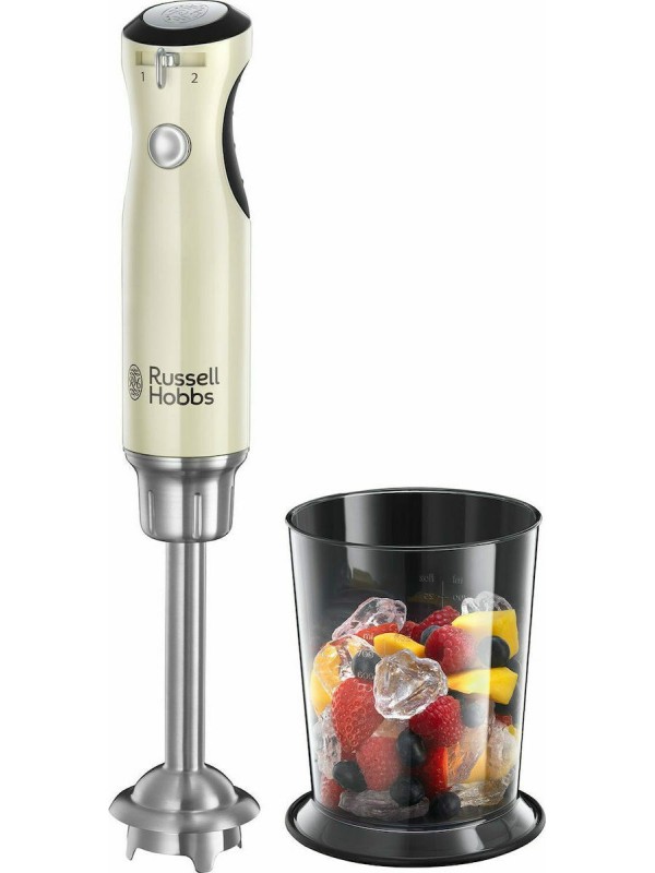 Russell Hobbs Retro Vintage RH 25232-56 Ραβδομπλέντερ με Ανοξείδωτη Ράβδο 700W Μπεζ 