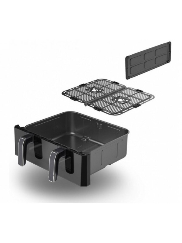 Rohnson R-2864 Air Fryer με Διπλό Αποσπώμενο Κάδο 10.4lt Μαύρο