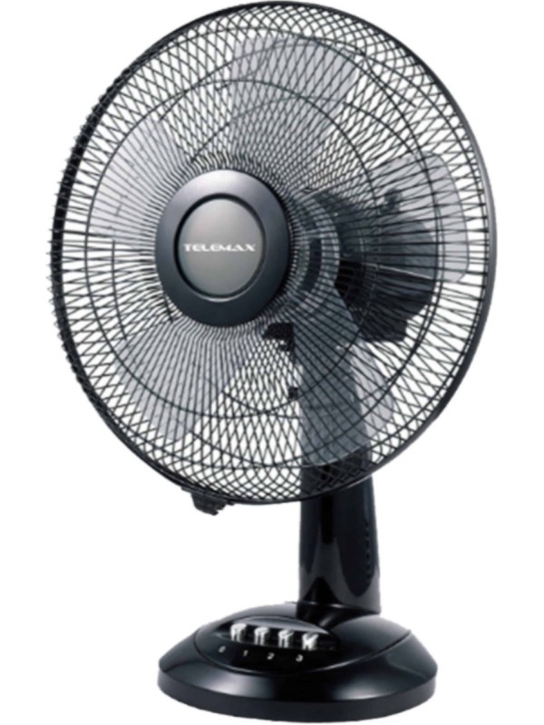 Telemax WLTF-1203 Επιτραπέζιος Ανεμιστήρας 40W Διαμέτρου 30cm Μαύρος Κωδικός: 30-1203 