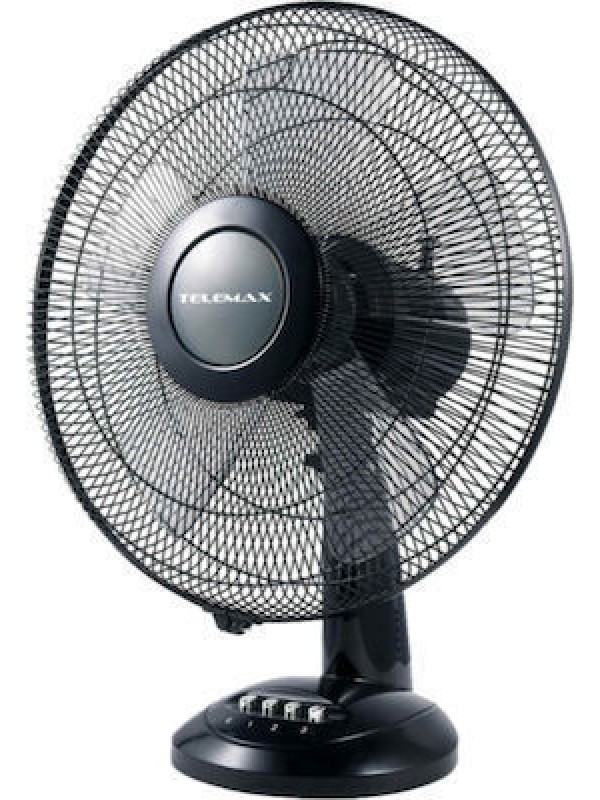 Telemax WLTF-1203 Επιτραπέζιος Ανεμιστήρας 40W Διαμέτρου 30cm Μαύρος Κωδικός: 30-1203 
