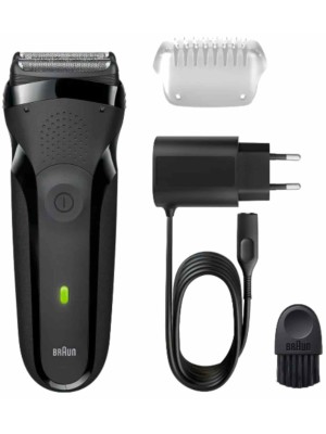 Braun Series 3 300S Περιστρεφόμενη Ξυριστική Μηχανή Προσώπου Επαναφορτιζόμενη