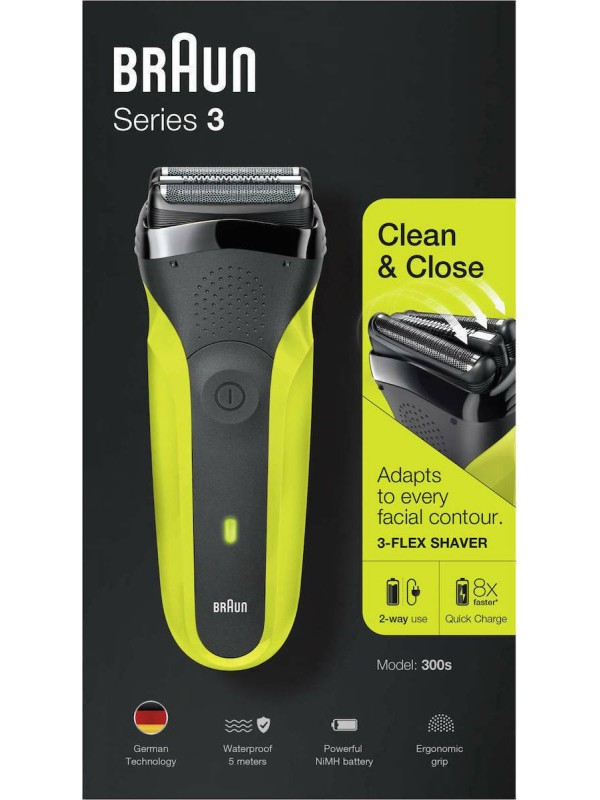 Braun Series 3 300S Περιστρεφόμενη Ξυριστική Μηχανή Προσώπου Επαναφορτιζόμενη Braun Series 3 300S Περιστρεφόμενη Ξυριστική Μηχανή Προσώπου Επαναφορτιζόμενη