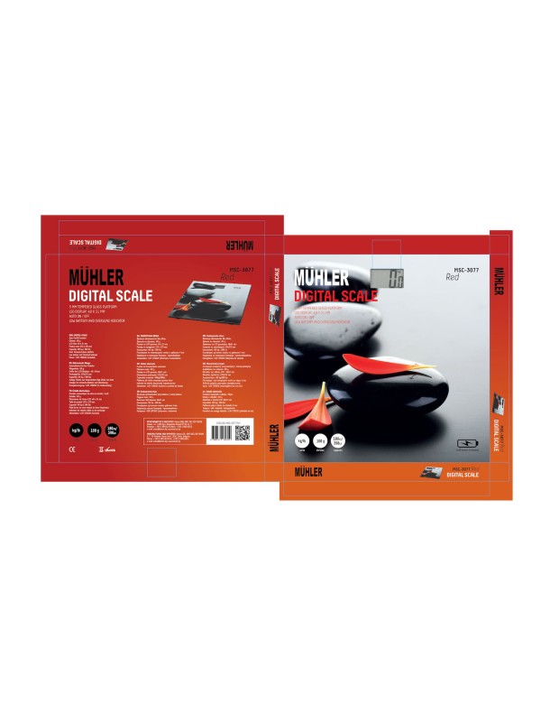 Muhler Ψηφιακή Ζυγαριά 150kg Flower Spa MSC-3077 Muhler Ψηφιακή Ζυγαριά 150kg Flower Spa MSC-3077