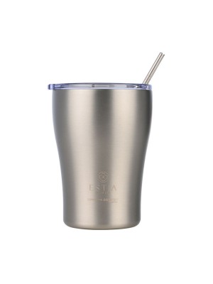 Estia Coffee Mug Save The Aegean Ανακυκλώσιμο Ποτήρι Θερμός Ανοξείδωτο BPA Free 350ml Steel Flow με Καλαμάκι 01-31855