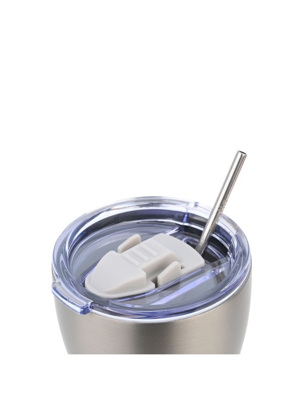 Estia Coffee Mug Save The Aegean Ανακυκλώσιμο Ποτήρι Θερμός Ανοξείδωτο BPA Free 350ml Steel Flow με Καλαμάκι 01-31855