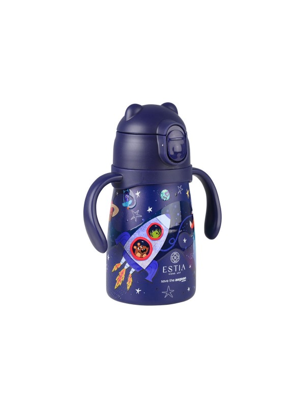 Estia Bubble Bottle Save The Aegean Παιδικό Παγούρι Θερμός Ανοξείδωτο με Pop-Up Καπάκι Non Spill Solar Jump 300ml