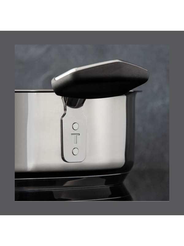 Tefal Emotion Σωτέζα από Ανοξείδωτο Ατσάλι με Καπάκι με Αντικολλητική Επίστρωση 26cm