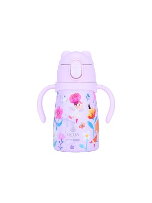 Estia Bubble Bottle Save The Aegean Παιδικό Παγούρι Θερμός Ανοξείδωτο με Pop-Up Καπάκι Non Spill Fairy Tales 300ml