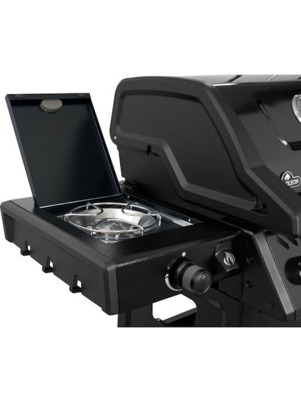  Napoleon Freestyle 365 DSBPK-1-GR DSB BLACK  Ψησταριά Υγραερίου Μαντεμένιας Σχάρας 51x45εκ. με 3 Εστίες 15kW 