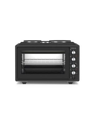  Davoline Urban Chef 3703 Ηλεκτρικό Φουρνάκι 37lt με 3 Εστίες Μαύρο 
