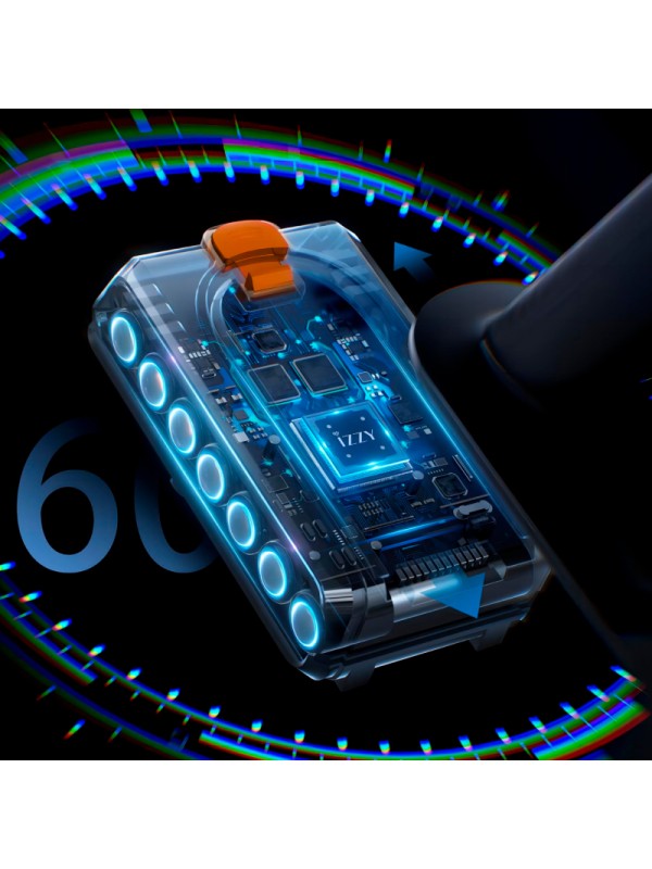 Izzy IZ-4007 Επαναφορτιζόμενη Σκούπα 2 σε 1 Stick & Χειρός 25.9V Πορτοκαλί