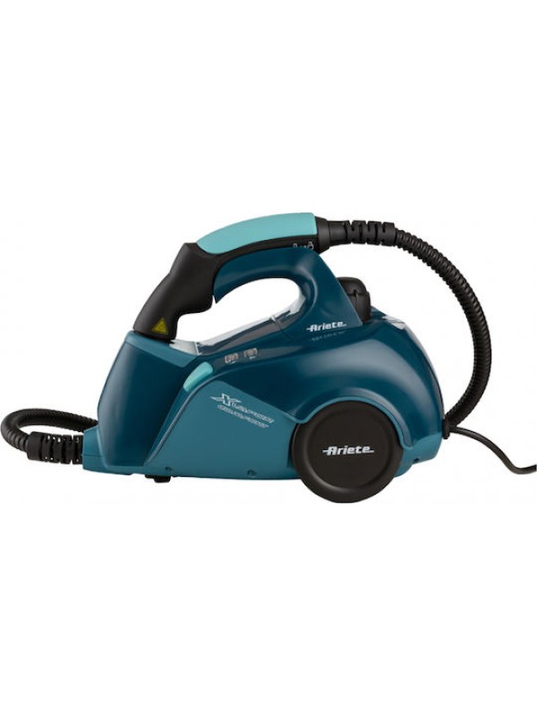 Ariete Ατμοκαθαριστής Πίεσης 5bar με Ρόδες 4145 X-VAPOR COMFORT BLUE