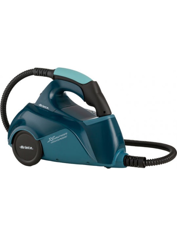 Ariete Ατμοκαθαριστής Πίεσης 5bar με Ρόδες 4145 X-VAPOR COMFORT BLUE