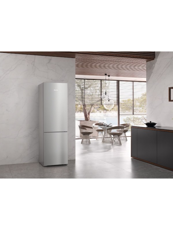 Miele Ψυγειοκαταψύκτης 371lt NoFrost Υ201.5xΠ59.7xΒ67.5εκ. Inox KFN 4395DD