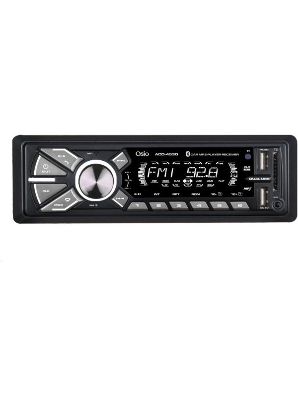  Osio Ηχοσύστημα Αυτοκινήτου 1DIN (Bluetooth/USB) ACO-4530 UBT 